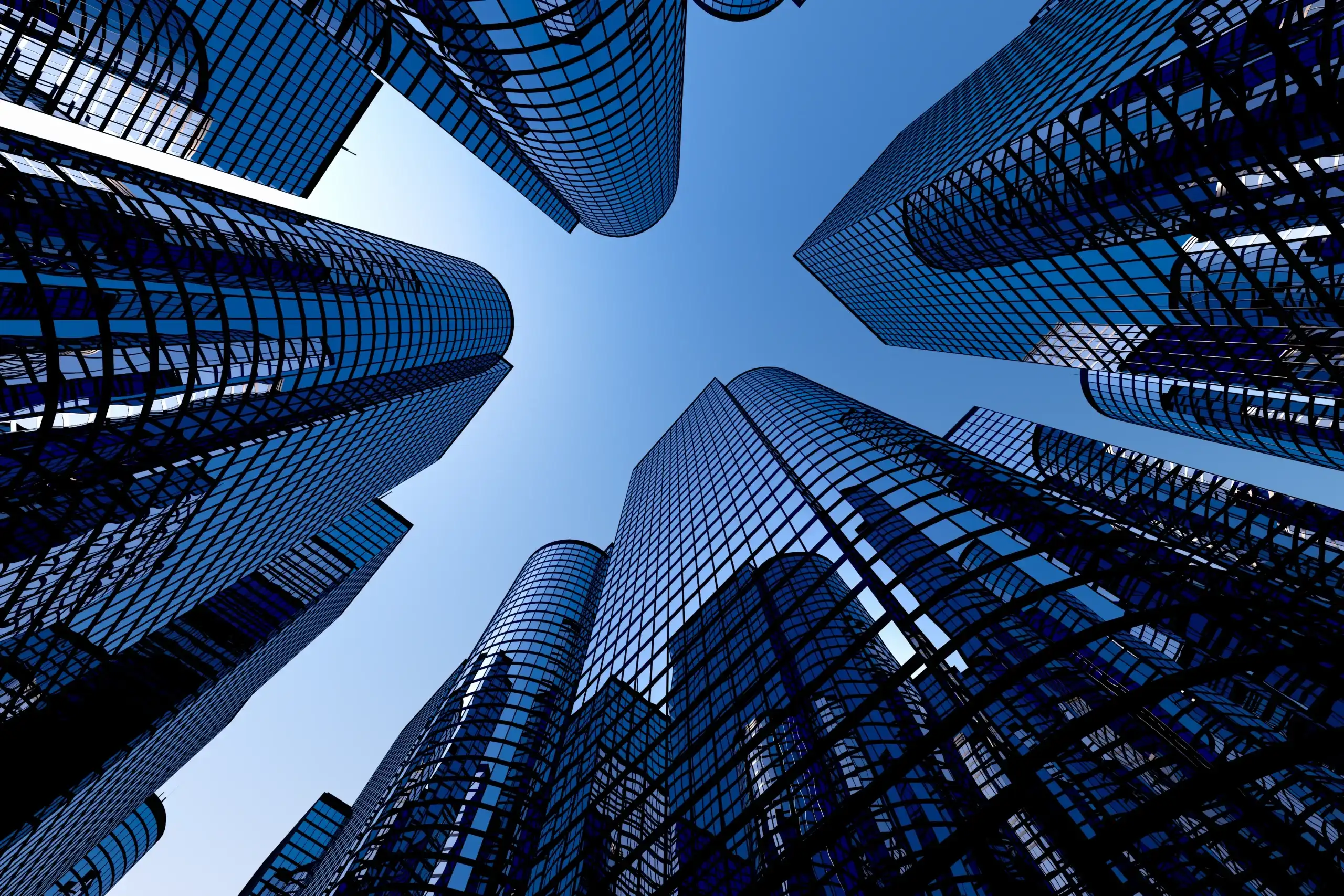 Financial district architecture